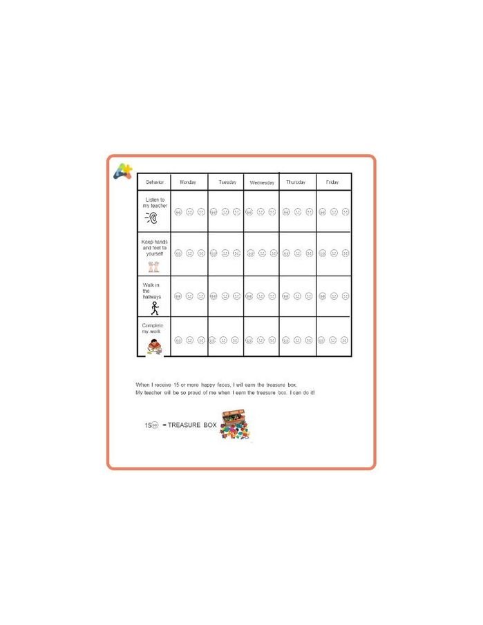 Resource for Behavior Chart (Small Smiles)