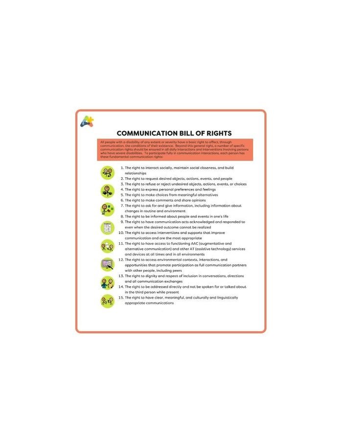 Resource for Communication Bill of Rights