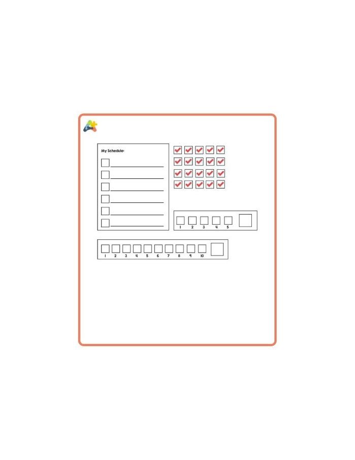 Resource for Written Schedule/Token Board