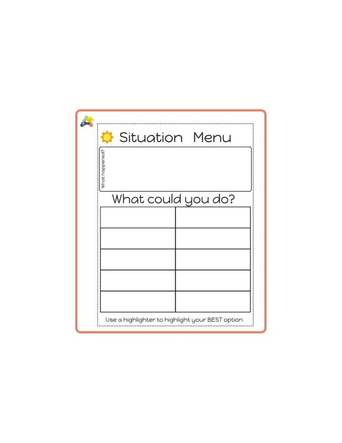 Resource for Situation Menu
