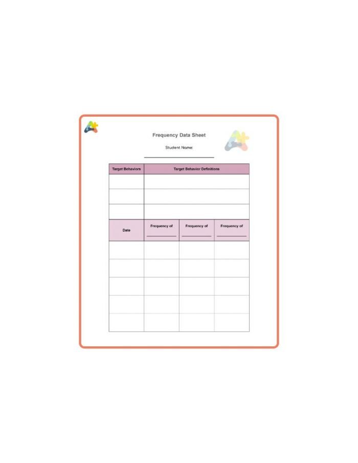 Resource for Frequency Data Sheet