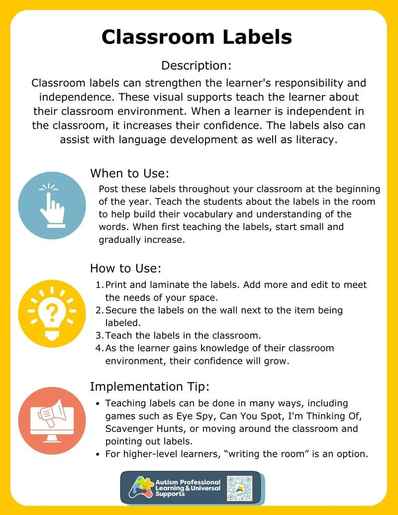Classroom Labels Implementation Guide