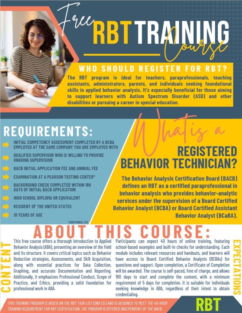 RBT Training Flyer Image